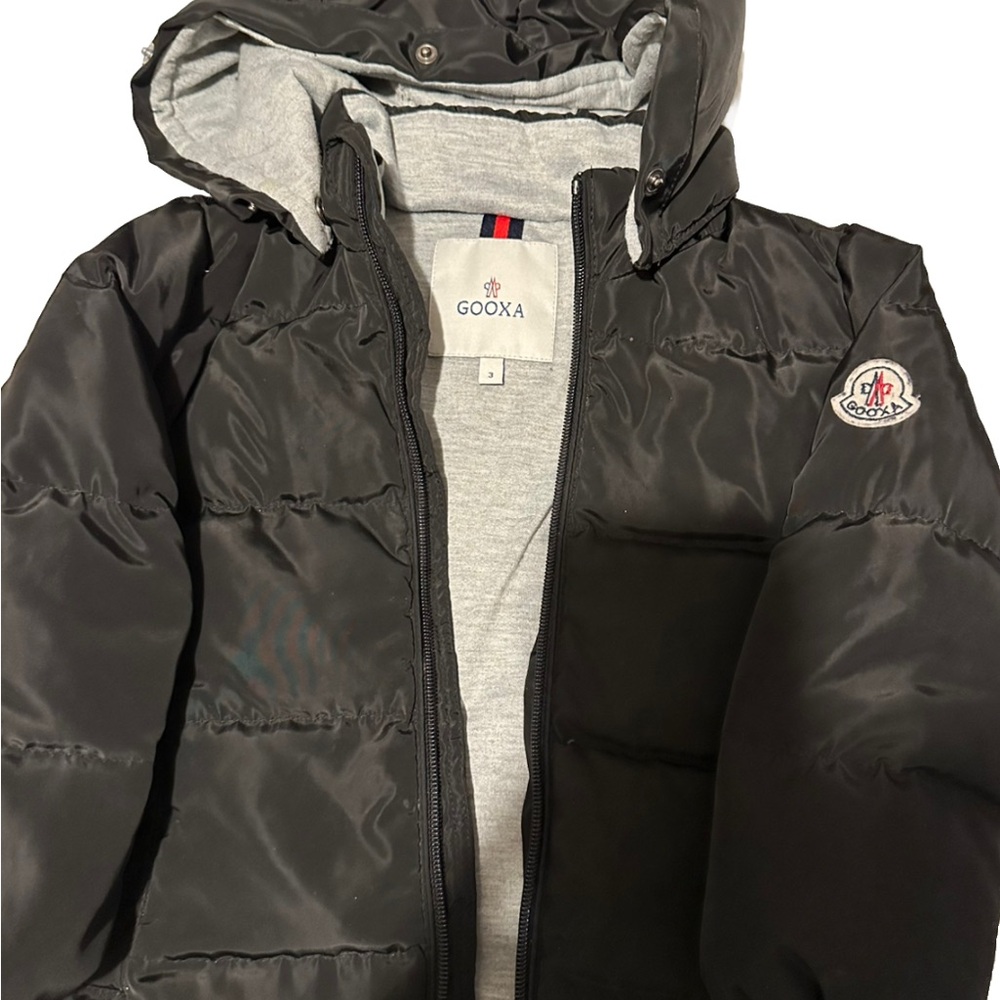 Gooxa Black Puffer Jacket